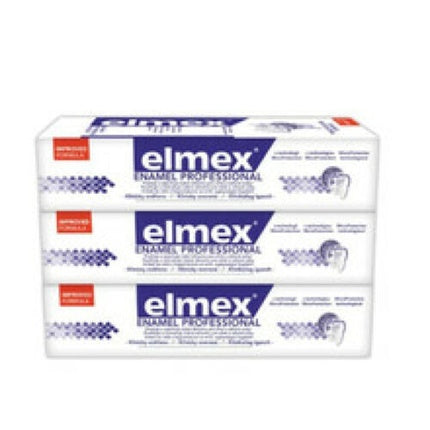 Pastă de dinți, Elmex, Professionelle Zahnschmelz, pachet 3 bucăți