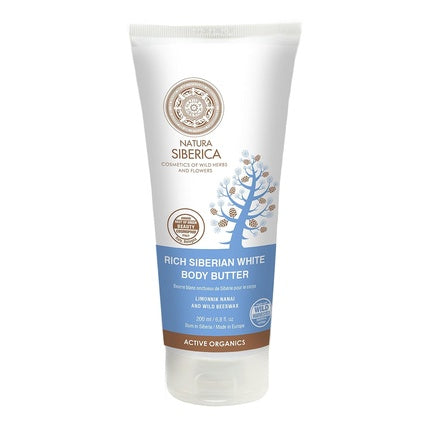 Unt de corp, Natura Siberica, 200 ml, îmbogățit cu extracte naturale