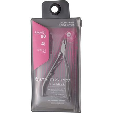 Clește cuticule, Staleks Pro, NS-80-4, oțel inoxidabil