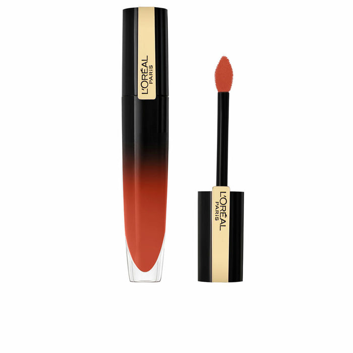 Lip-gloss L'Oreal, Brilliant Signature, roșu intens, 6,40 ml