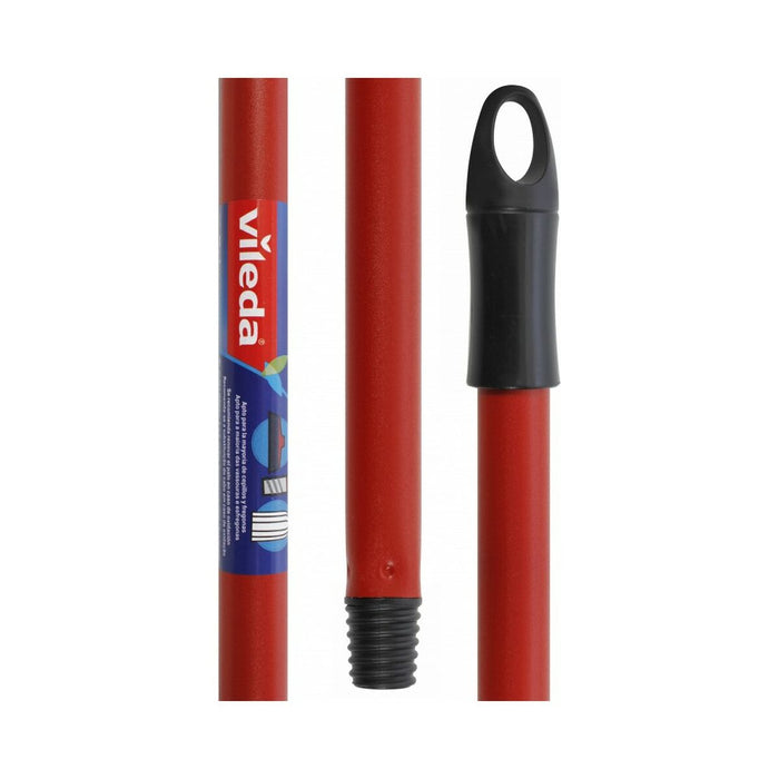 Mâner pentru mătură, Vileda, Selfie Universal, roșu intens, 140 cm