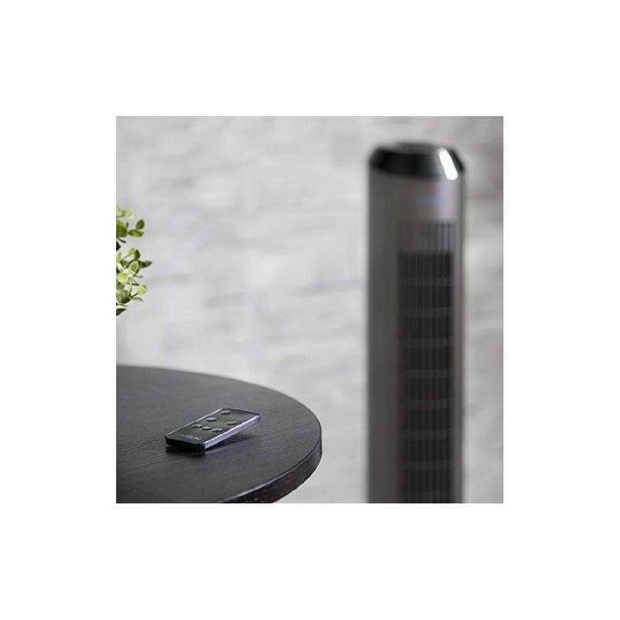 Ventilator de podea, Cecotec EnergySilence 8190, argintiu, ionizator