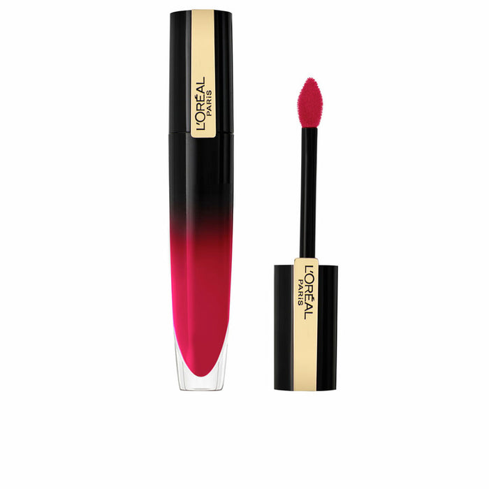 Lip-gloss L'Oreal, Brilliant Signature, roșu intens, 6,40 ml