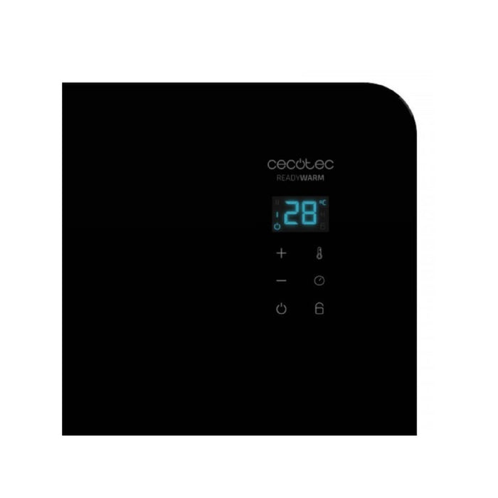 Convector electric Cecotec Ready Warm 6720, sticlă securizată, negru
