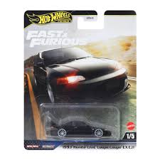 Mașinuță Mattel Hot Wheels Fast & Furious, 1993 Honda Civic Coupé EX, scara 1:64