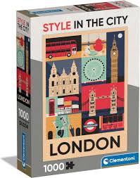 Puzzle Clementoni Compact, Style in the City London, 1000 piese