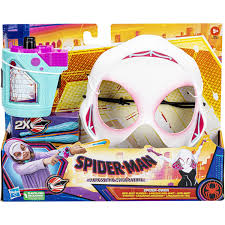 Mască Hasbro Spider-Man, Spider-Gwen, cu blaster pentru încheietură