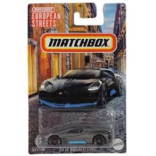 Mașinuță Mattel Matchbox European Streets, 2018 Bugatti Divo