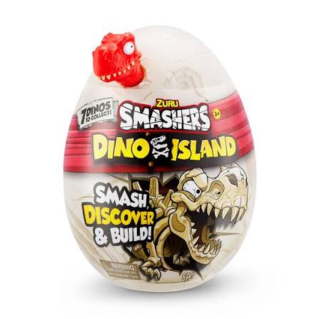Ou-surpriză Zuru Smashers Dino Island Nano Egg, roșu, 3+ ani