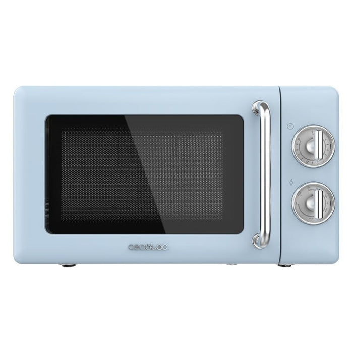 Resigilat: Cuptor microunde Cecotec ProClean 3110 Retro, albastru, 20l, grill