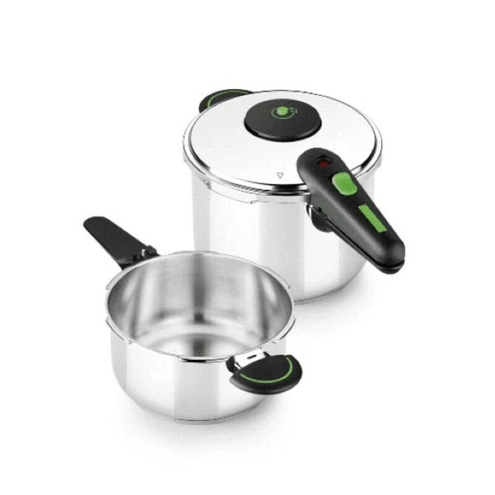 Oală sub Presiune Monix M911005 4 L + 6 L 2 Piese Oțel inoxidabil 6 L