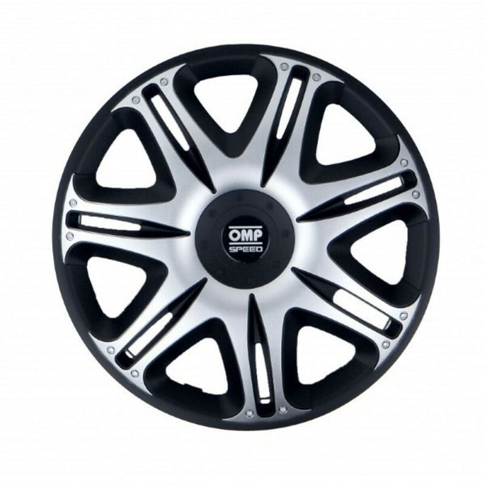 Capac de roată OMP Ghost Speed Negru Argintiu 16" (4 uds)