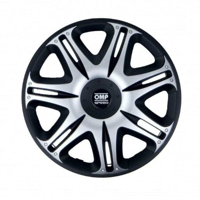 Capac de roată OMP Ghost Speed Negru Argintiu 14" (4 uds)