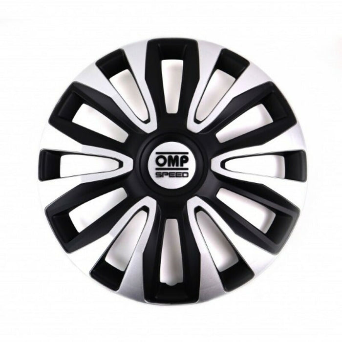 Capac de roată OMP Magnum Speed Negru Argintiu 13" (4 uds)