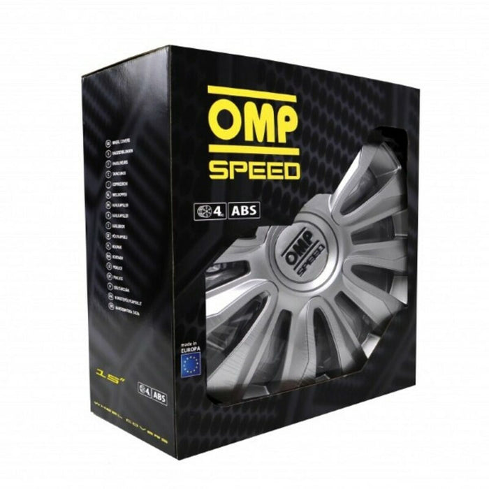 Capac de roată OMP Magnum Speed Argintiu 15" (4 uds)
