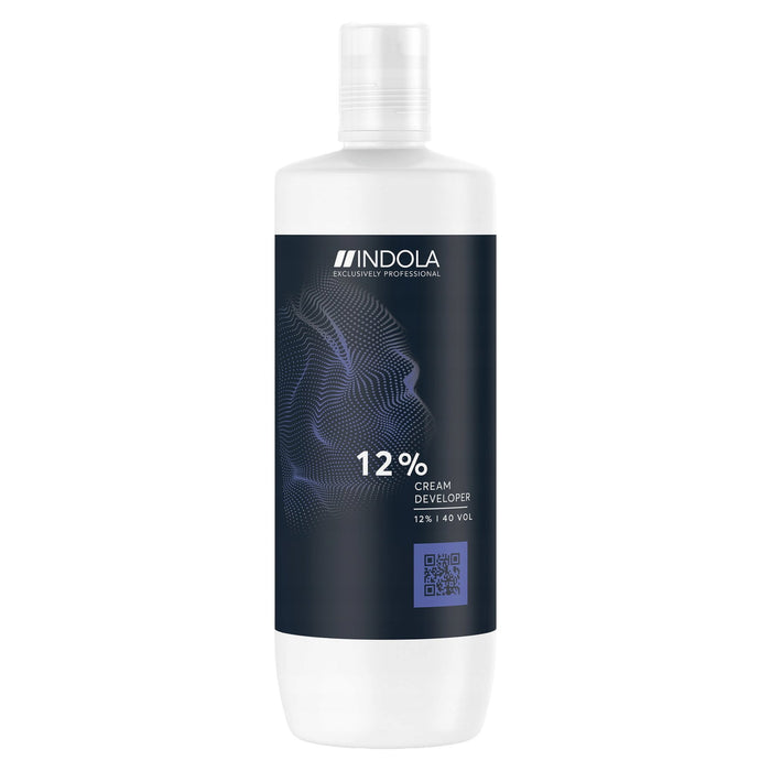 Cremă oxidantă pentru păr Indola Cream Developer, 12%, 40 vol, 1000 ml, tester