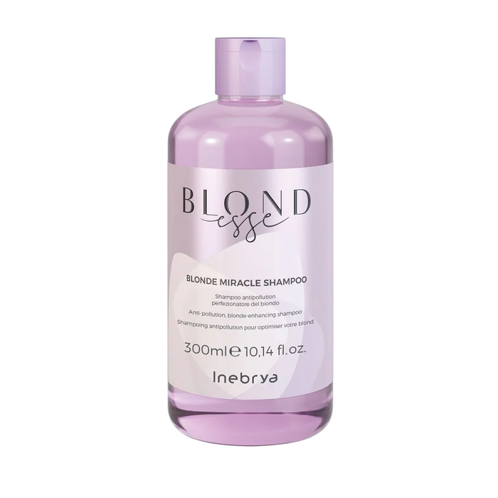 Șampon Inebrya Blonde Miracle, pentru neutralizarea tonurilor galbene, 300 ml