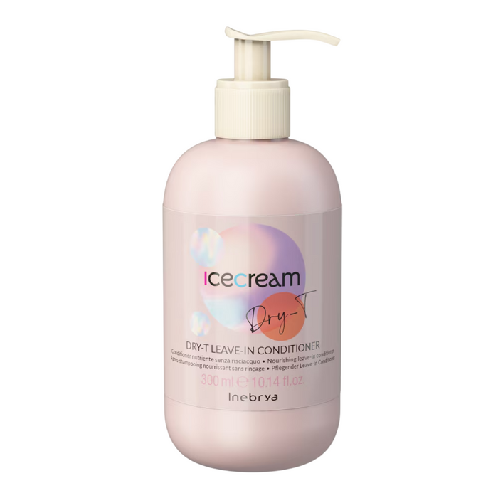 Balsam de păr fără clătire Inebrya Ice Cream Dry-T, hrănitor, 300 ml