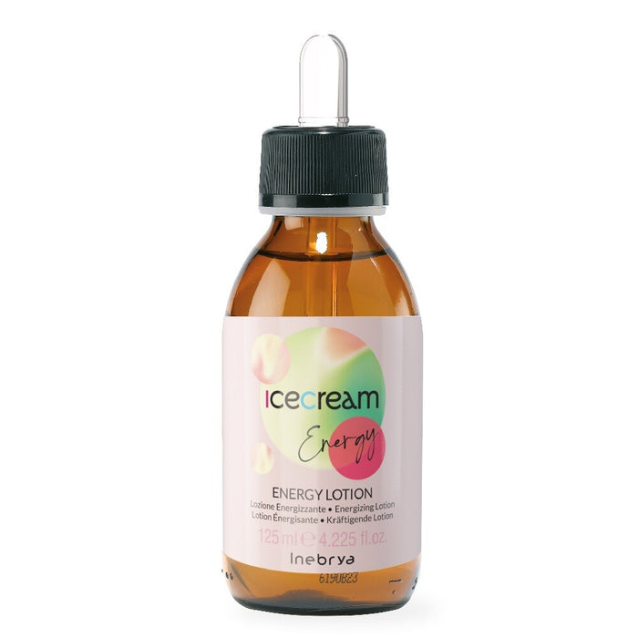 Loțiune pentru păr Inebrya Ice Cream Energy, fortifiantă, 125 ml