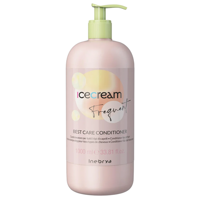 Balsam de păr Inebrya Ice Cream Frequent, pentru descurcare, hidratant, 1000 ml