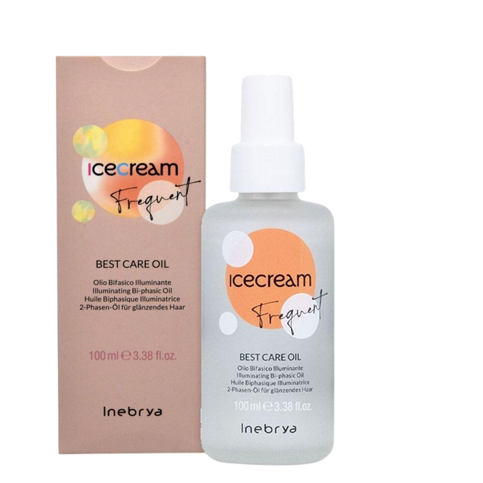 Ulei de păr Inebrya Ice Cream Frequent, bifazic, pentru controlul încrețirii, 100 ml