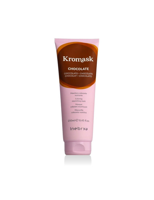 Mască cremă de colorare a părului Inebrya Kromask, nuanța Chocolate, 250 ml