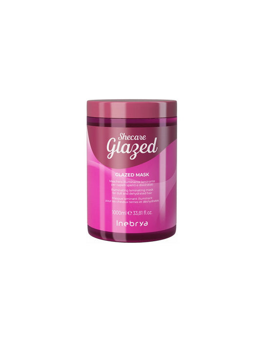 Mască de păr Inebrya Shecare Glazed, iluminatoare, 1000 ml