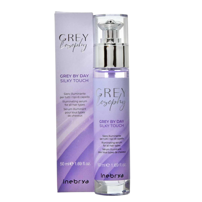 Ser pentru păr Inebrya Grey by Day Silky Touch, iluminator, pentru toate tipurile de păr, 50 ml