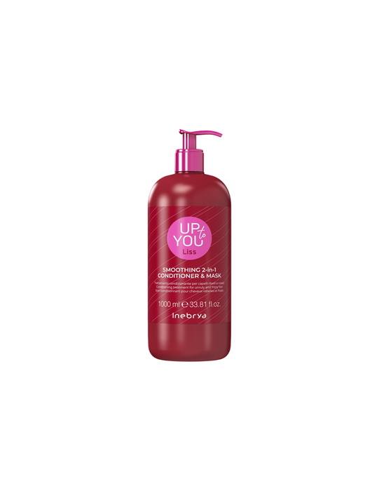 Balsam și mască de păr 2 în 1 Inebrya Up To You, netezire, pentru toate tipurile de păr, 1000 ml