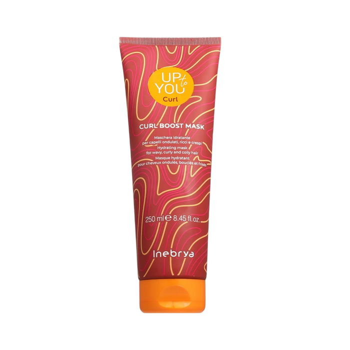 Mască de păr Inebrya Up To You Curl Curl Boost Mask, hidratantă, pentru păr creț și ondulat, 250 ml