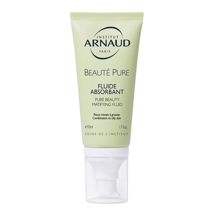 Fluid de față Institut Arnaud Pure Beauty, matifiant, hidratant, pentru ten mixt și gras, 50 ml