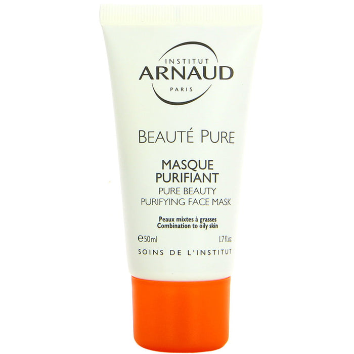 Mască de față cu argilă Institut Arnaud Pure Beauty, purifiantă, pentru ten mixt și gras, 50 ml