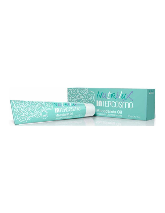 Vopsea permanentă de păr Intercosmo Nutrilux, cu ulei de macadamia, nuanța 0.00 Water Lily, 60 ml