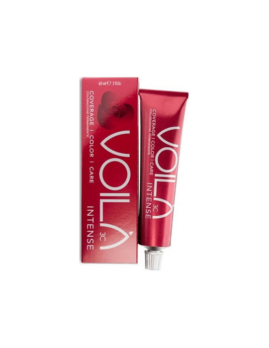 Vopsea permanentă de păr Intercosmo Voila 3C Intense, nuanța 6.00 Dark Mediterranean Blonde, 60 ml