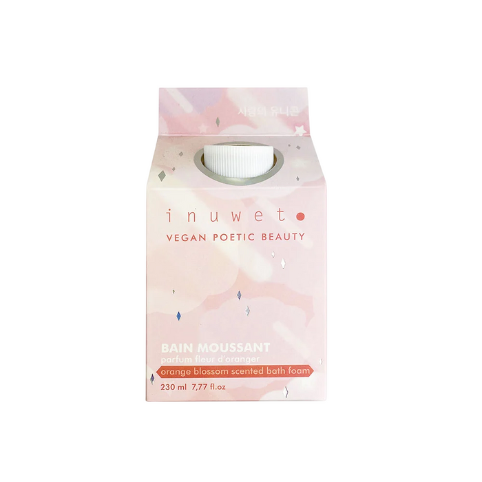 Spumă de baie Inuwet Fleur D'Oranger, cu parfum de flori de portocal, 230 ml