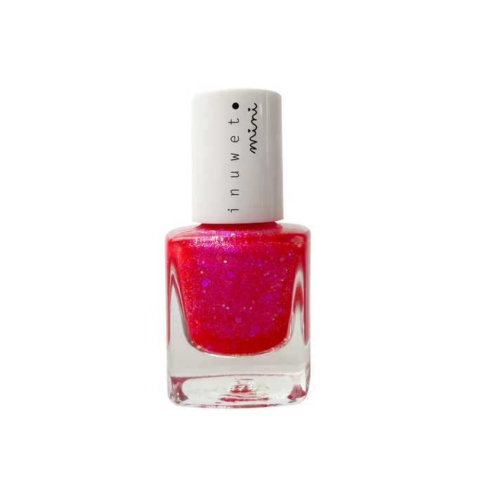 Lac de unghii Inuwet Sclipici, nuanța Fushia, miniatură 5 ml
