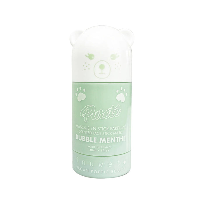 Mască de față tip stick Inuwet Sweet Mint, purifiantă și detoxifiantă, 30 ml