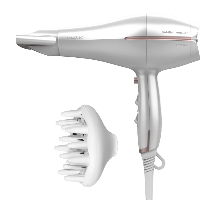 Uscător de păr Cecotec IoniCare 5300 Maxi Aura, 2200 W, 2 viteze, 3 trepte de temperatură, alb