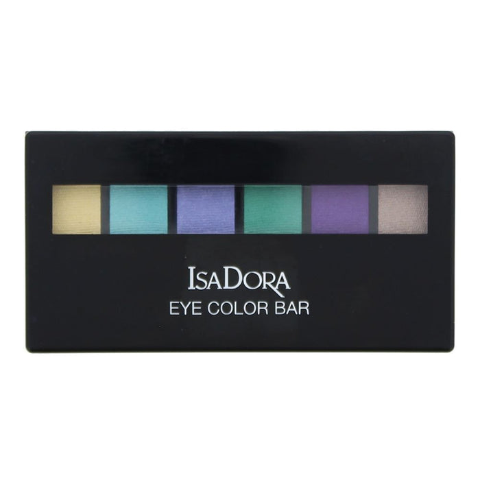 Paletă de farduri de ochi IsaDora Eye Color Bar Surf și soare, 6 nuanțe, 5 g