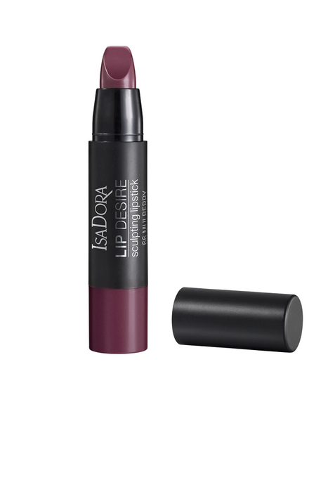 Ruj cremos IsaDora Lip Desire Sculpting Lipstick, nuanța 66 Mulberry, 3,3 g