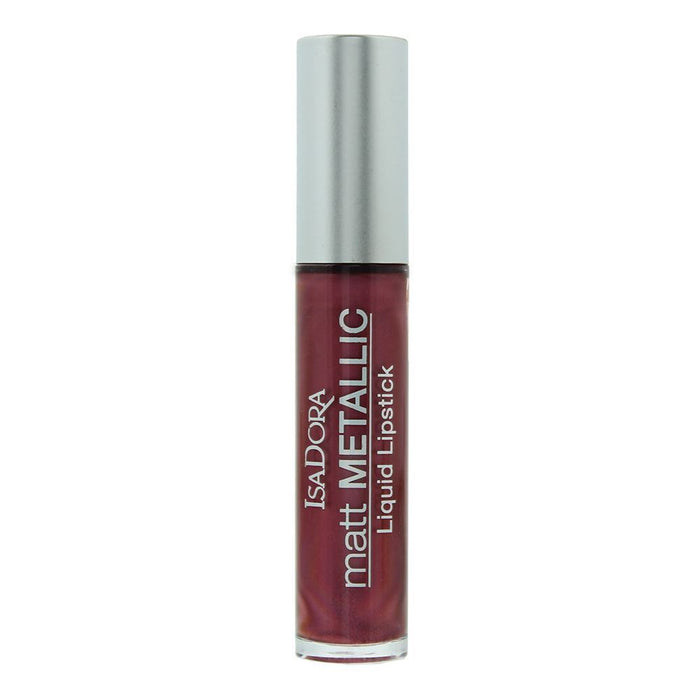 Ruj lichid IsaDora Matt Metallic, nuanța 83 Mușcătură de Burgund, 7 ml