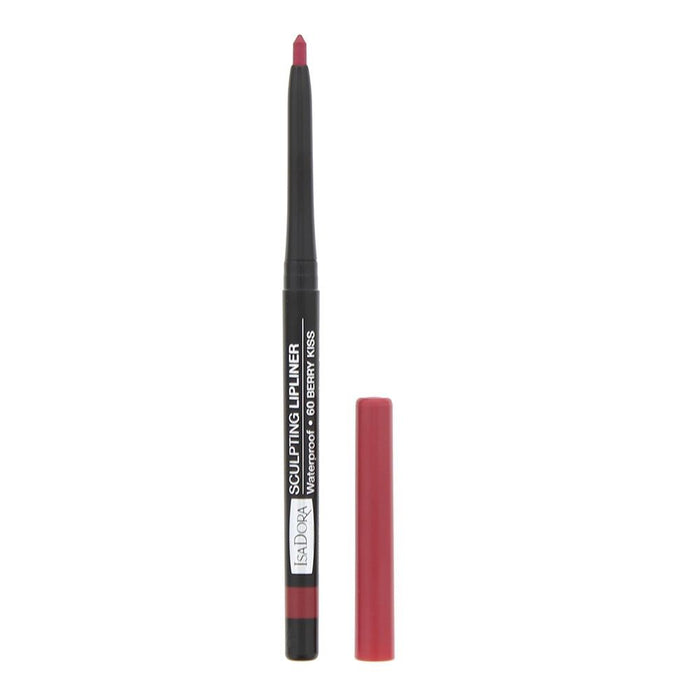 Creion de buze IsaDora Sculpting, rezistent la apă, nuanța 60 Deep Berry Kiss, 0.3 g