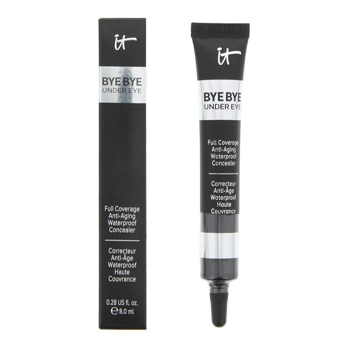 Corector pentru cearcăne It Cosmetics Bye Bye Under Eye, acoperire completă, rezistent la apă, nuanța Bronz mediu, 8 ml