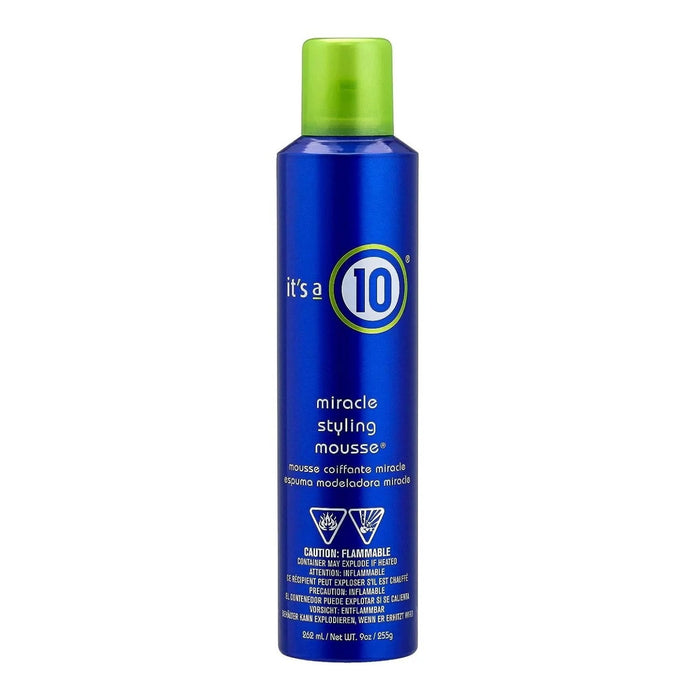 Spumă de coafat It's a 10 Miracle, pentru volum, fixare medie, 262 ml
