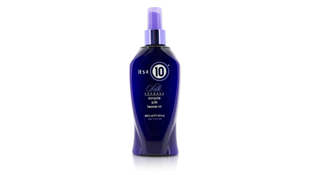 Tratament fără clătire pentru păr It's a 10 Silk Express, hidratant, 295,7 ml