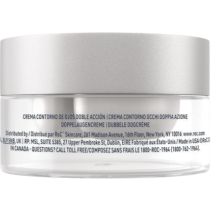 Cremă pentru ochi RoC Derm Correxion Dual Eye Cream, Advanced Retinol & Peptides, 2x10ml
