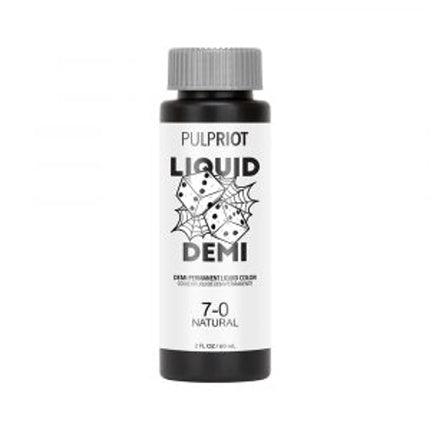 Culoare Păr Pulp Riot Demi Permanent 7-0 Natural, 60ml