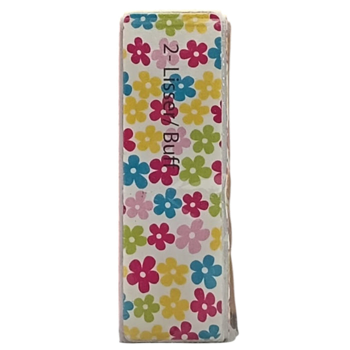 Pilă de unghii JCH, buffer, design floral