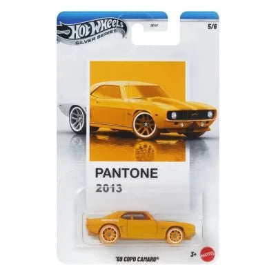 Mașinuță Mattel Hot Wheels Pantone 2013, ’69 COPO Camaro, 3+ ani