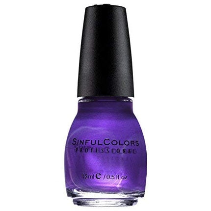 Smalt pentru unghii Sinful Colors Lets Talk Nail Color, Violet, 15 ml